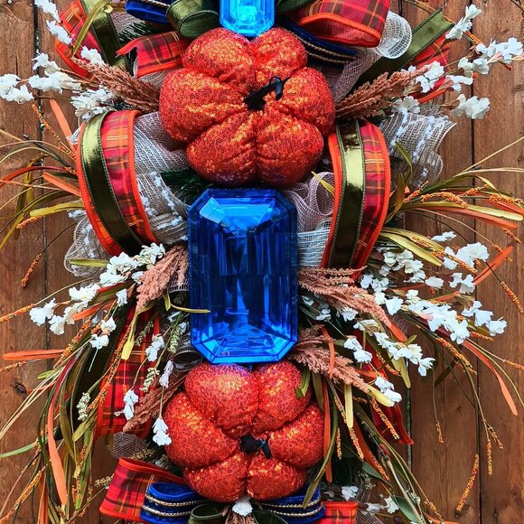 Fall Wreath, Fall Door Decor, Wreath For Fall, Fall Decoration, Autumn Wreath - Picture 7 of 10